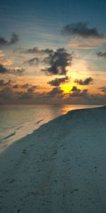 Puesta Del Sol,Noche,Arena,Orilla,Banco,Marea Baja,Bajamar,Naturaleza,Oscuridad,Crepúsculo,Oscuro,Sombrío,Playa