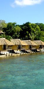 Nature,Shore,Bank,Rest,Row,Bungalow,Relaxation,Palms,Resort