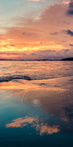 Nature,Shore,Bank,Sunset,Sea,Beach