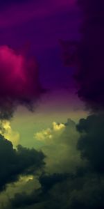 Nature,Sky,Clouds,Dark,Motley,Multicolored