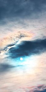 Nature,Sky,Clouds,Evening,Moon