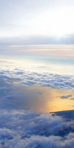 Nature,Sky,Clouds,Flight,Height,Wing,Airplane,Hovering,Steaming,Plane