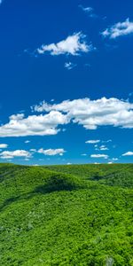 Nature,Sky,Clouds,Hills,Trees