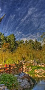 Nature,Sky,Clouds,Human,Person,Pond,Alcove,Bower,Willow,And You,China