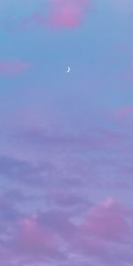 Nature,Nuages,Sky,Lune,Minimalisme