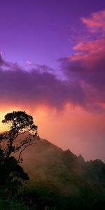 Nature,Sky,Clouds,Outlines,Slope