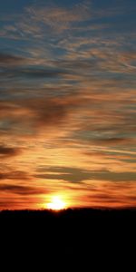 Sky,Nuages,Silhouette,Nature,Coucher De Soleil