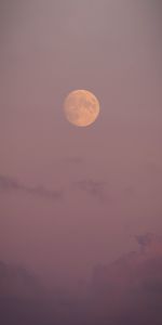 Nature,Sky,Clouds,Violet,Purple,Moon