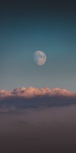 Nature,Sky,Dusk,Clouds,Evening,Twilight,Moon