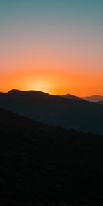 Les Collines,Collines,Pente,Sky,Coucher De Soleil,Nature