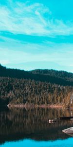 Nature,Sky,Lake,Reflection,Trees