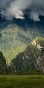 Andes,Citadelle Inca,Machu Picchu,Pérou,Nature,Sky,Montagnes