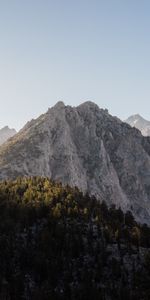 Montagne,Sommet,Retour Au Début,Forêt,Arbres,Nature,Sky