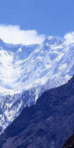 Nature,Sky,Mountains,Clouds,Snow,Vertex,Shadow,Tops,Greatness,Grandeur,Wall