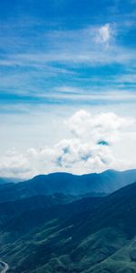 Cielo,Montañas,Nubes,Tops,Naturaleza,Vértice