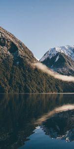 Nature,Sky,Mountains,Lake