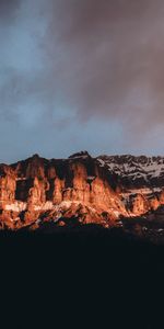 Naturaleza,Cielo,Montañas,Las Rocas,Rocas,Tops,Cubierto De Nieve,Nevado,Canadá,Vértice