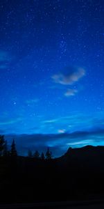 Nature,Montagnes,Etoiles,Nuit,Sky,Ciel Étoilé