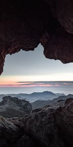 Nature,Sky,Rocks,Relief,Cave