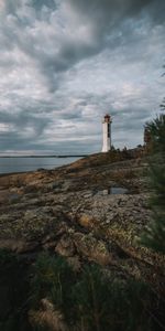 Nature,Sky,Sea,Building,Rocks,Lighthouse