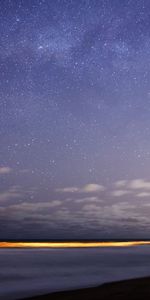 Nature,Sky,Sea,Stars,Horizon,Night