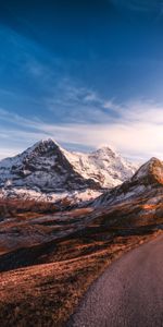 Cielo,Montañas,Camino,Asfalto,Cubierto De Nieve,Nevado,Naturaleza,Vértice,Tops,Suiza