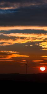 Naturaleza,Puesta Del Sol,Cielo,Molinos De Viento,Molinos