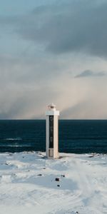 Nieve,Edificio,Horizonte,Naturaleza,Faro