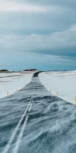 Nature,Snow,Road,Markup,Winter,Direction