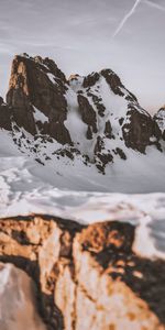 Nature,Snow,Rock,Relief,Lumps,Blocks