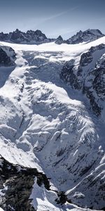 Nature,Snow,Rocks,Mountain,Slope,Mont Blanc,Switzerland