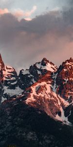 Nature,Snow,Rocks,Vertex,Snow Covered,Snowbound,Mountains,Tops