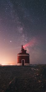 Naturaleza,Noche,Edificio,Estrellas,Cielo Estrellado,Faro