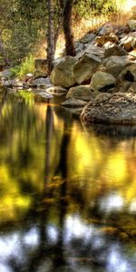 Naturaleza,Stones,Lago,Parque,Reflexión,El Parque