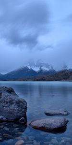 Nature,Stones,Mountains,Lake,Snow Covered,Snowbound,Pebble