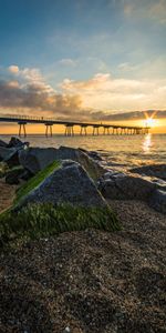 Nature,Stones,Rays,Beams,Bridge