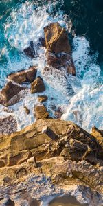 Nature,Roches,Noyaux,Les Rochers,Surfer,Le Surf,Mer,Ondulations