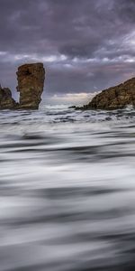 Nature,Stones,Sky,Flow,Evening,Island