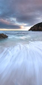 Nature,Stones,Sky,Sea,Rocks,Horizon,Blur