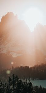 Nature,Éblouissement,Éclat,Montagnes,Sun,Aube,Paysage