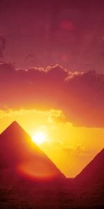 Nature,Sun,Pyramids,Egypt