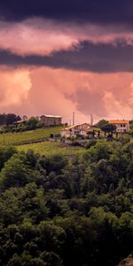 Nature,Sunset,Building,Settlement,Village