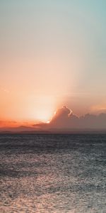 Nature,Nuages,Coucher De Soleil,Horizon,Mer