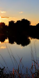 Nature,Coucher De Soleil,Paysage,Lacs