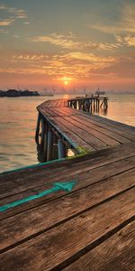 Nature,Bois,En Bois,Jetée,Coucher De Soleil,Port