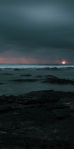 Nature,Sunset,Sea,Horizon,Storm