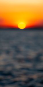 Nature,Sunset,Sea,Sun,Blur,Smooth,Horizon