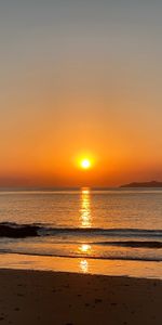 Naturaleza,Puesta Del Sol,Crepúsculo,Ondas,Oscuridad,Mar,Playa