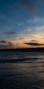 Nature,Sunset,Sea,Waves