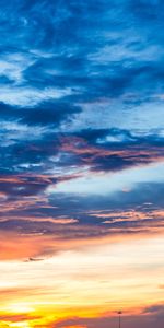 Naturaleza,Puesta Del Sol,Cielo,Nubes